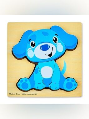 Montessori Bluey Blue Puppy Wooden Puzzle Ages 1-3 Lovevery